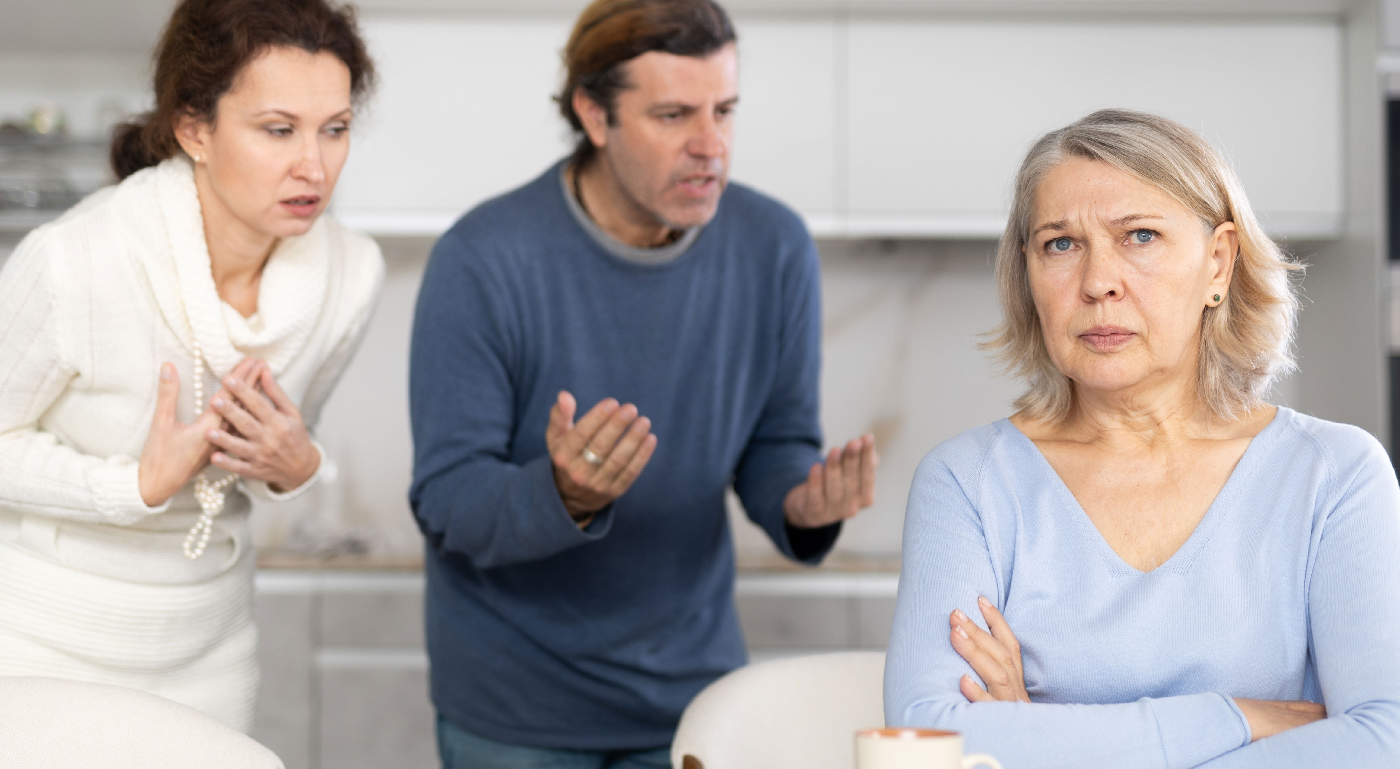 A husband is disinheriting his kids and leaving everything to his wife ...