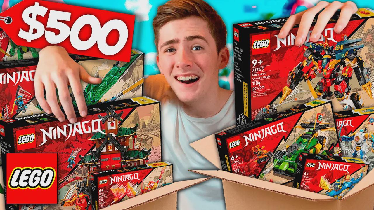 I bought the most Ninjago sets ever