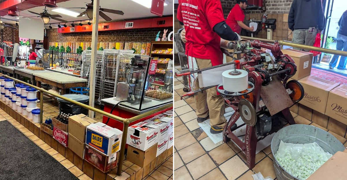 This Georgia sweet shop lets you watch fresh fudge being made by hand