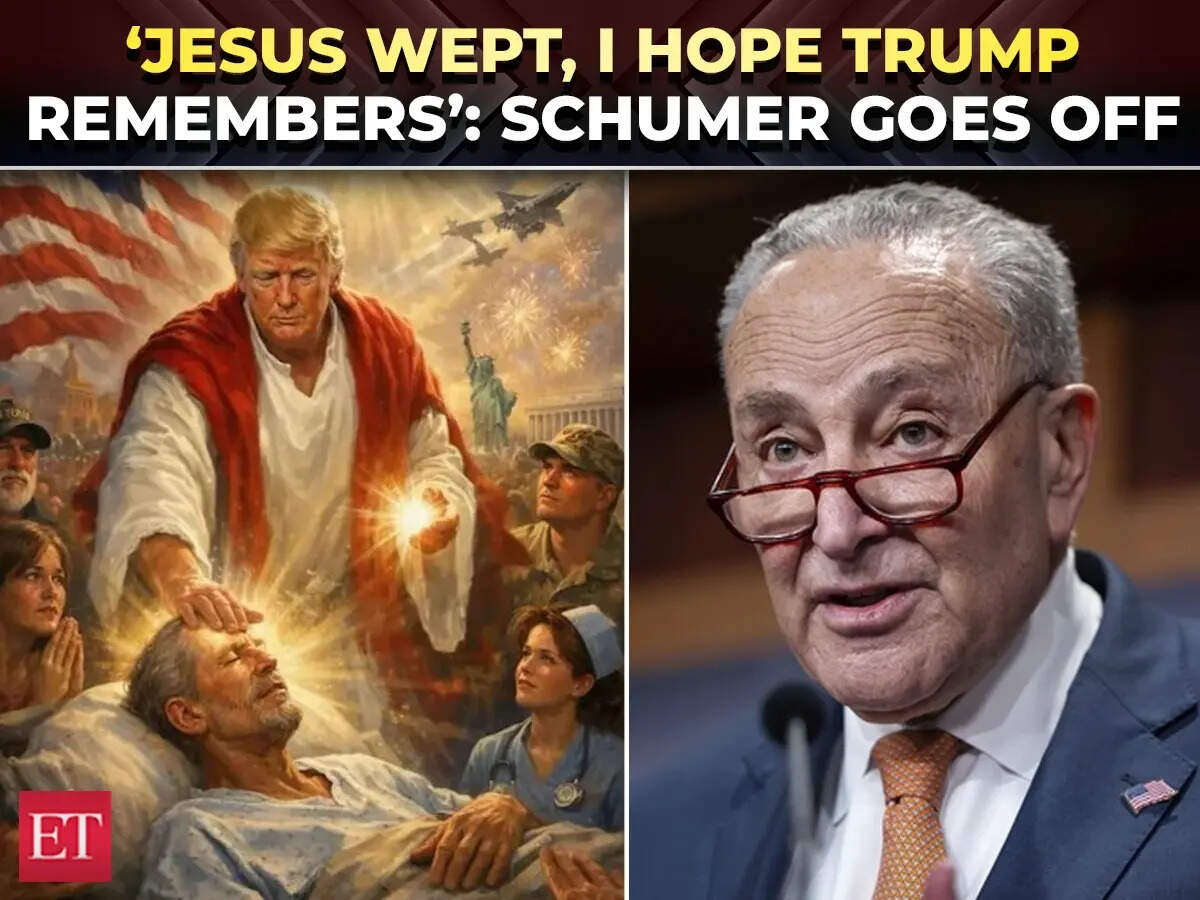 ‘Jesus wept’: Schumer slams Trump for targeting Pope Leo over AI image ...