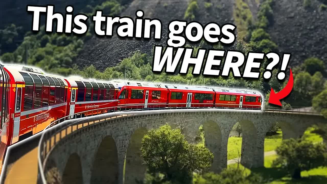 Switzerland to Italy over a mountain pass at 7,400 feet — The Bernina ...