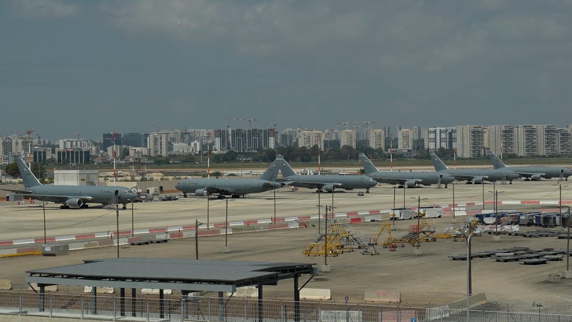US military aircraft operate in Israel after ceasefire between the US ...