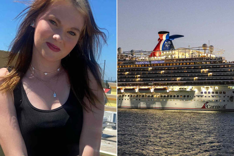 Anna Kepner; The Carnival Horizon cruise ship docked on Dec. 17, 2023 in Miami, Florida. Credit: Anna Kepner/Facebook; Eva Marie Uzcategui/Bloomberg via Getty