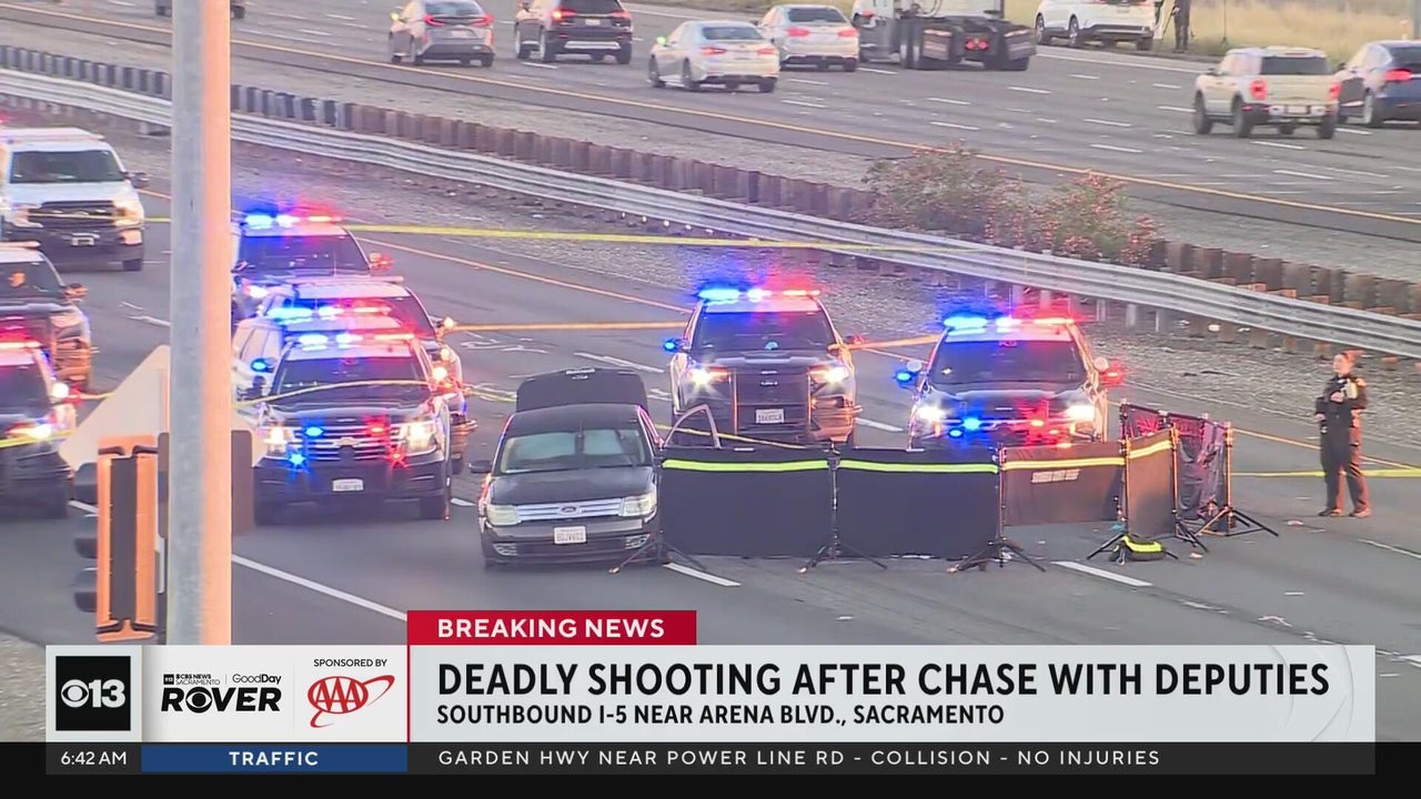 Deadly shooting after chase with deputies on I-5 in Sacramento