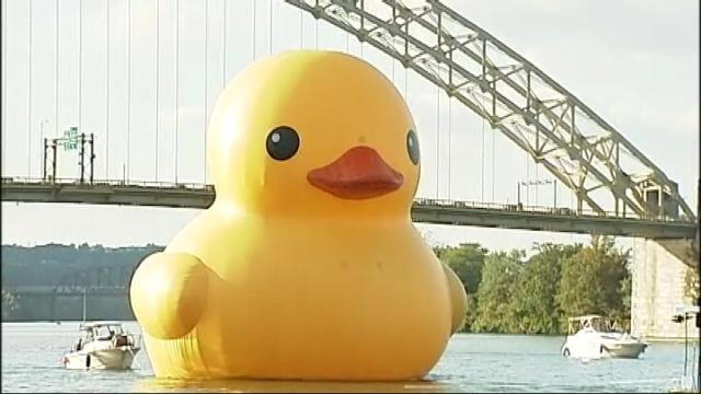 World’s largest rubber duck returning to Pittsburgh ahead of NFL draft