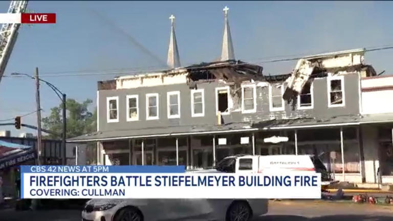 Crews fight blaze at historic building in downtown Cullman for more ...