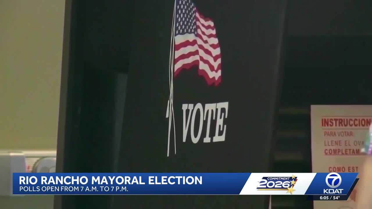Voters head to the polls for Rio Rancho's mayoral election