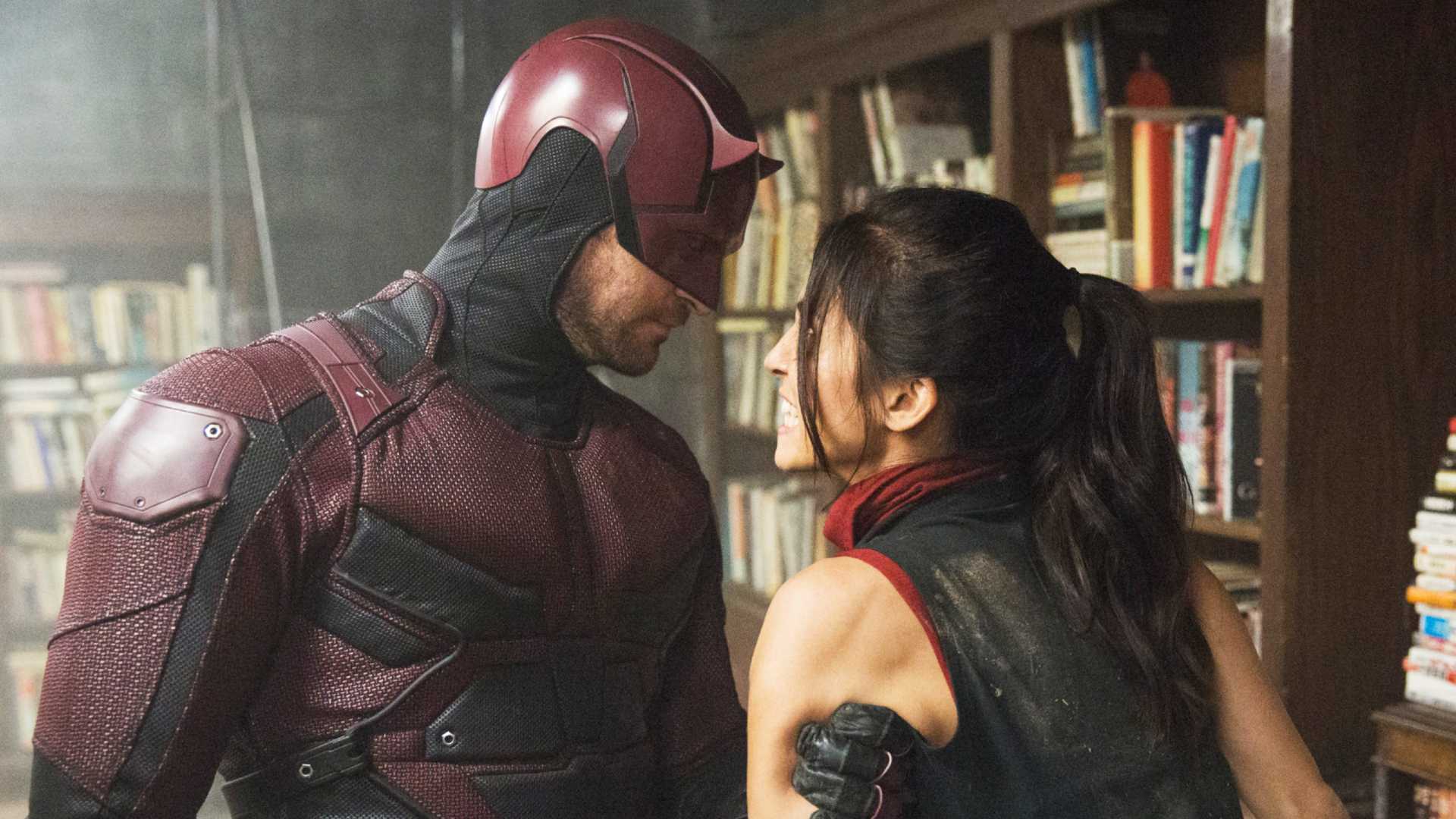 Daredevil's Charlie Cox as Matt Murdock and Élodie Yung as Elektra