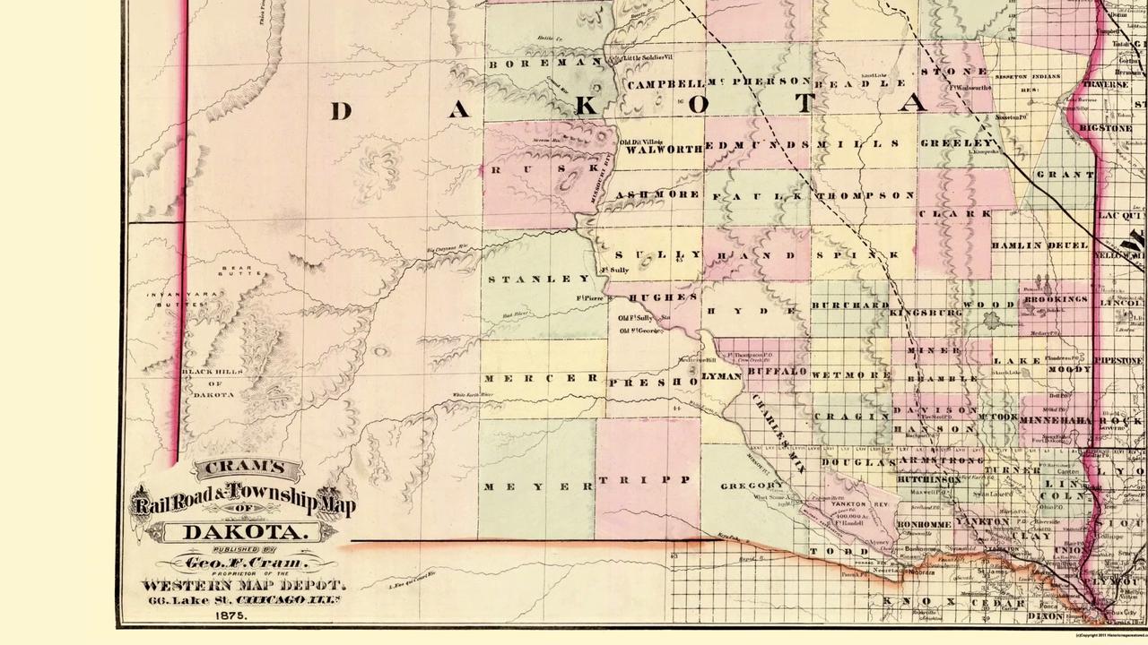 Why North Dakota & South Dakota split up, but kept the same name