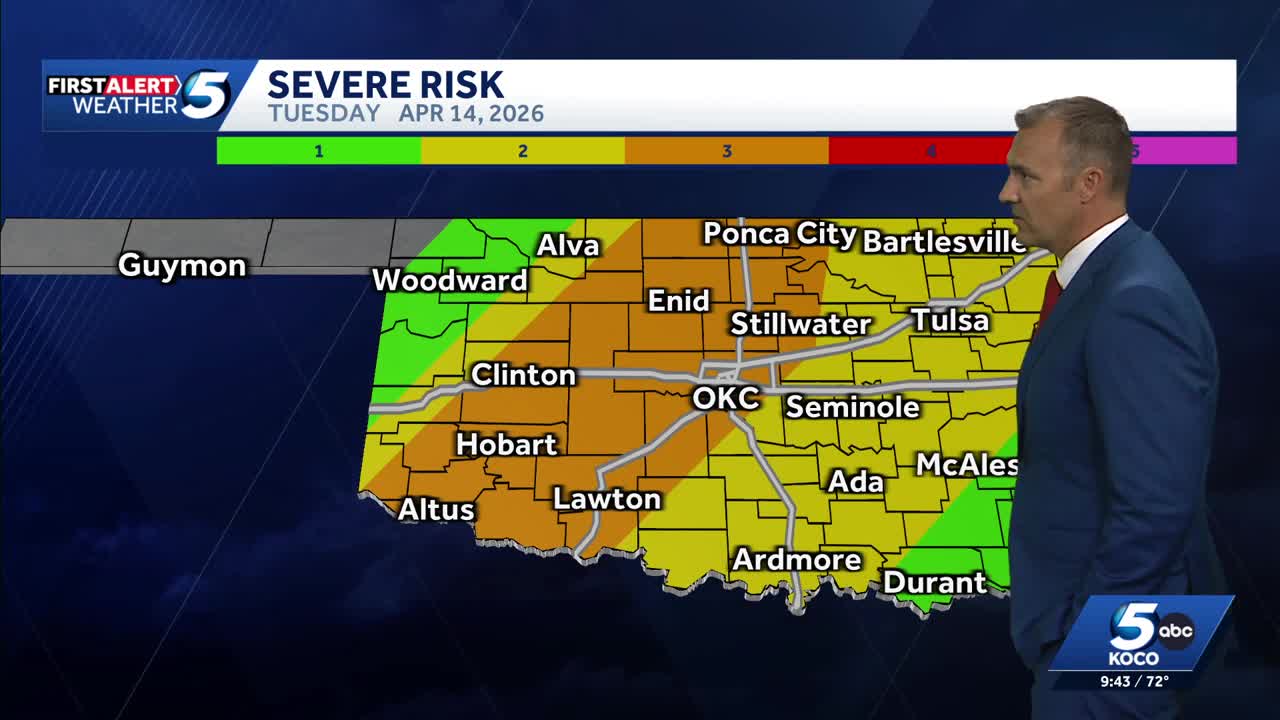 Timeline: Severe weather threat and tornado risk upgraded Tuesday in ...