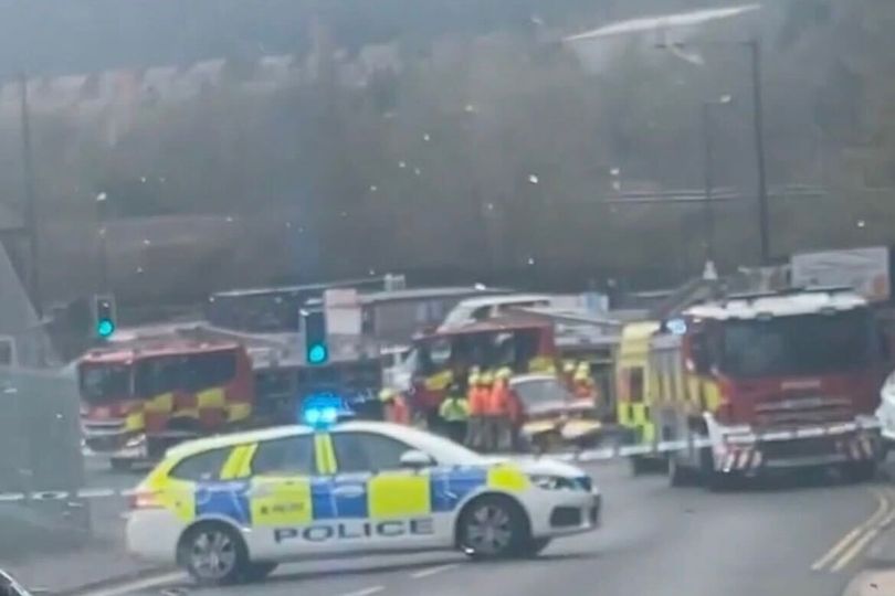 Man arrested after car crash closes Sheffield street