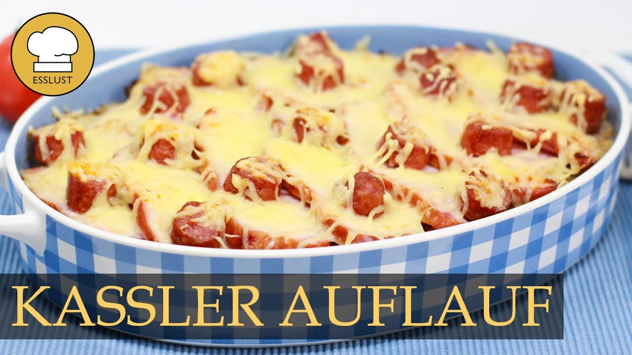 Kassler Auflauf mit Sauerkraut - deftige Hausmannskost überbacken