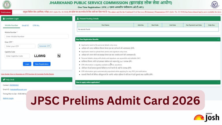 JPSC prelims admit card 2026 out at jpsc.gov.in; direct link to ...