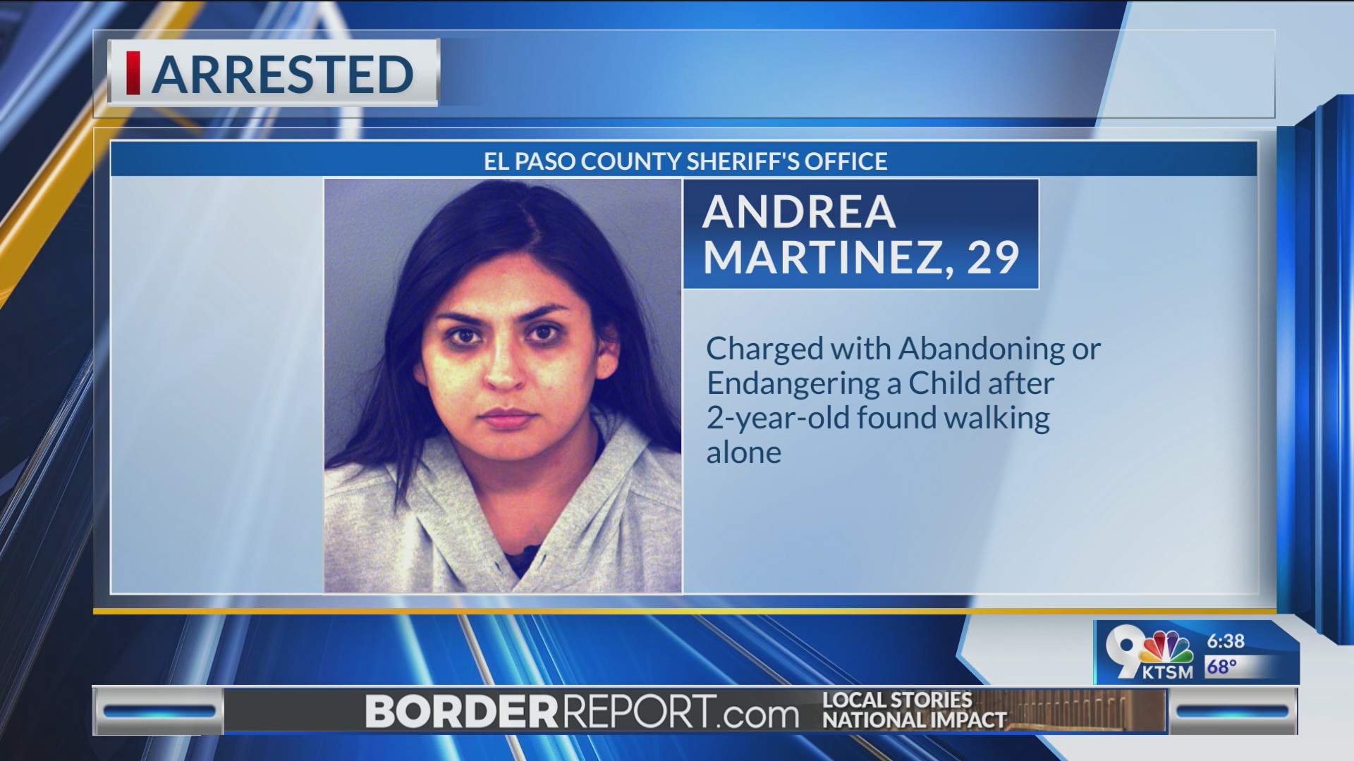Toddler found walking alone leads to mother's arrest