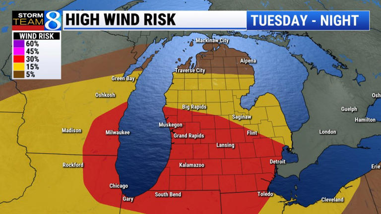 Severe weather possible Tuesday: Risk level upgraded