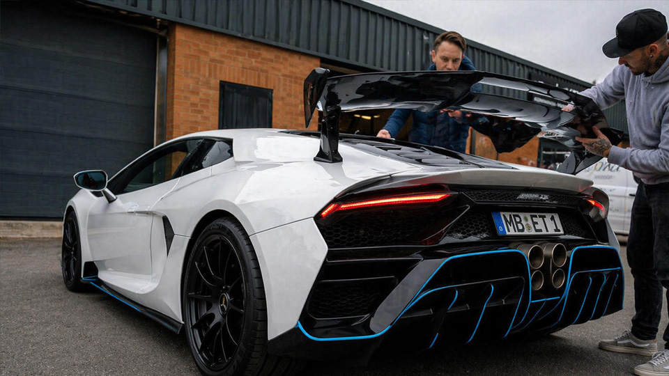 What upgrades were done to this Lamborghini STO?