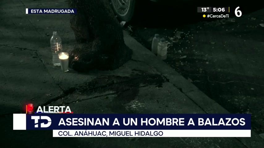 Asesinan a hombre a balazos en la colonia Anáhuac, Ciudad de México