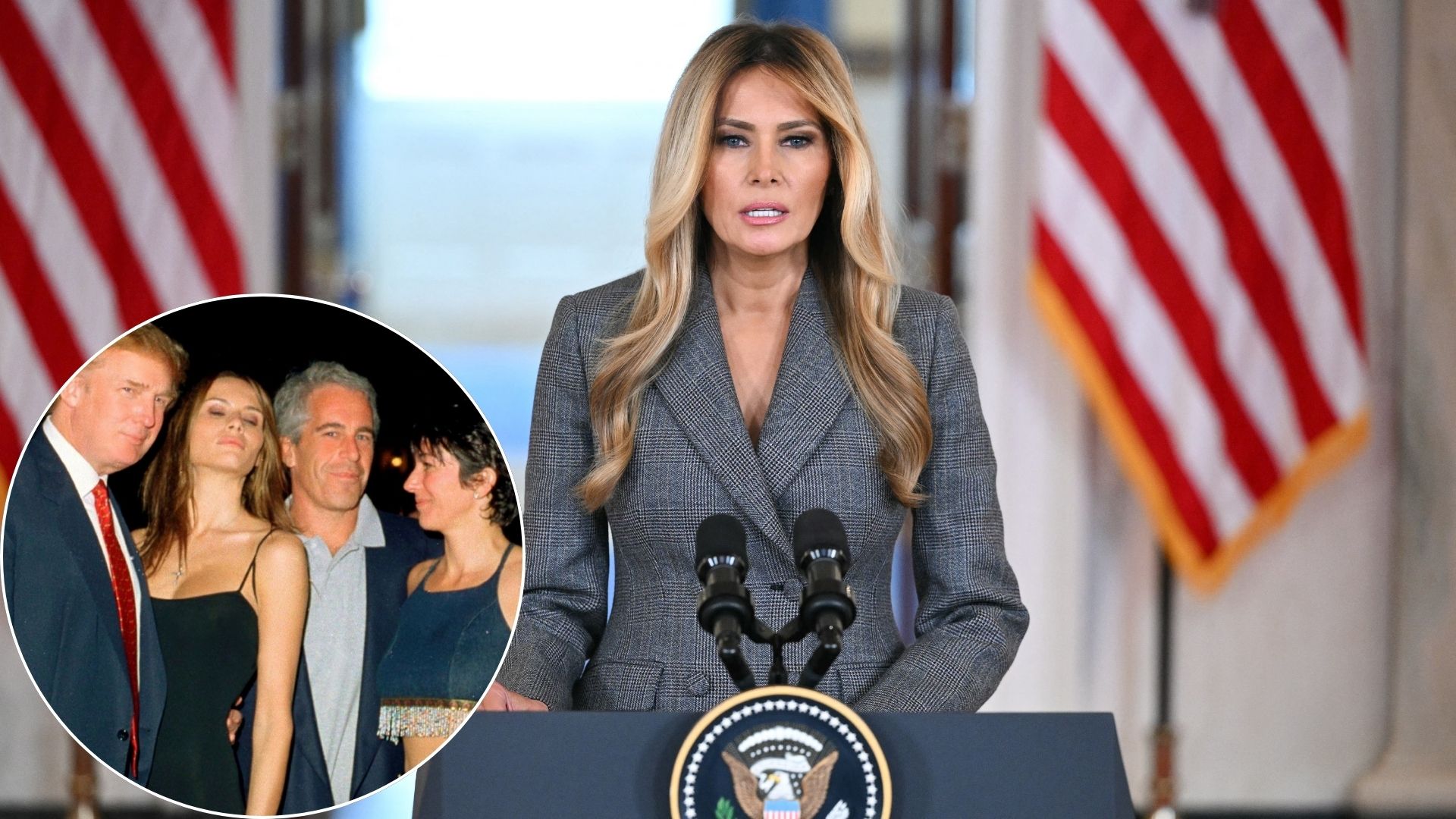 What are the "lies" Melania Trump talked about at her bizarre press ...