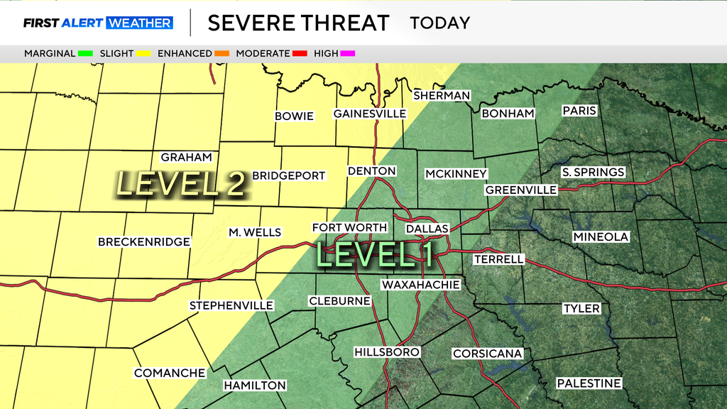 Large hail, damaging winds threaten North Texas as storm chances increase