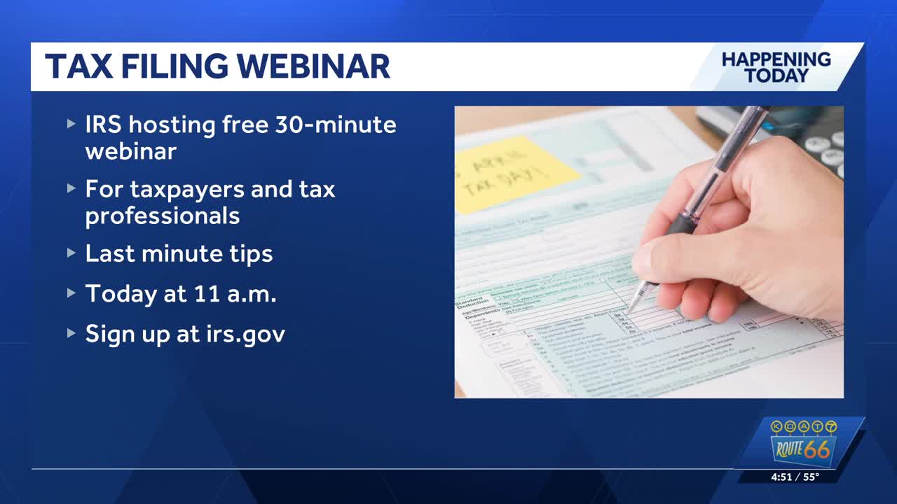 IRS hosting tax filing webinar