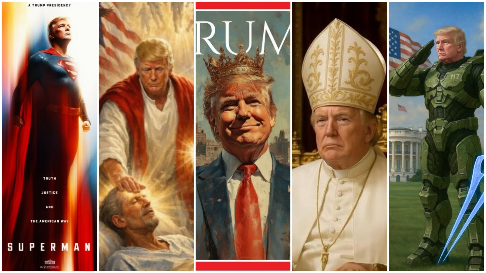 Trump's Jesus image provokes conservative backlash