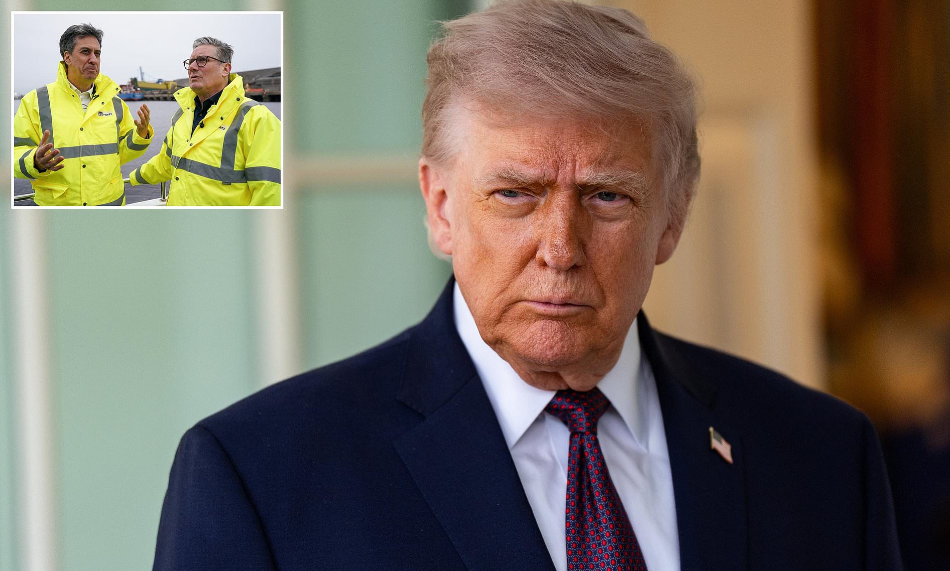 Donald Trump hits out at UK's net zero drive as he urges Labour to ...