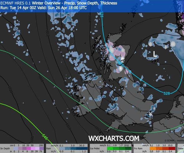 UK weather maps show April snow blizzard as 16 counties buried - full list