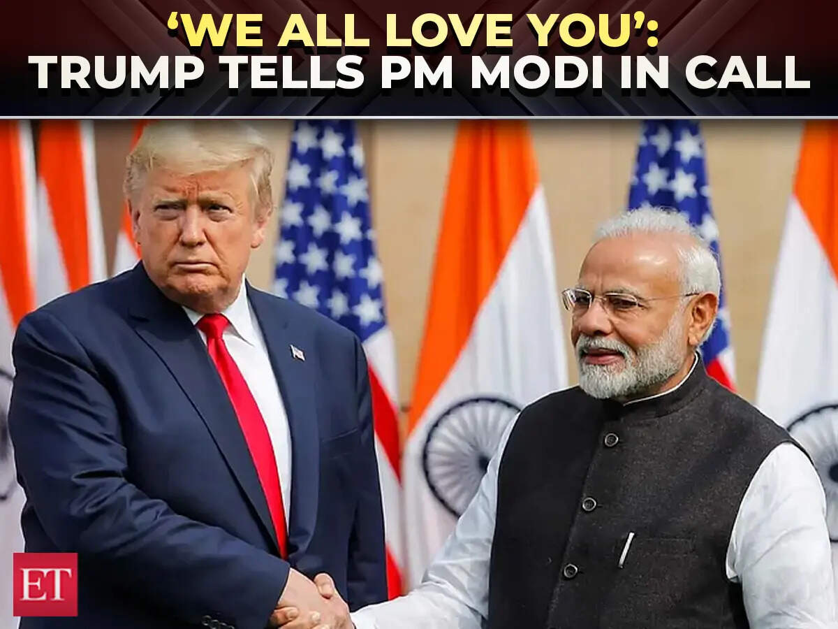 Trump dials PM Modi for 40-minute call; PM says 'stressed importance of ...