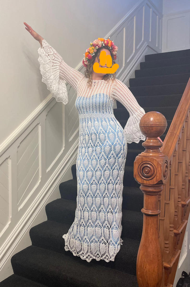 14 people who crocheted their own wedding dresses and proved to the world  that handmade is