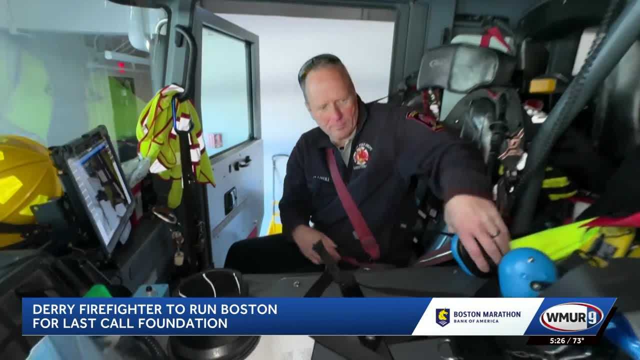 Derry firefighter running Boston Marathon for Last Call Foundation