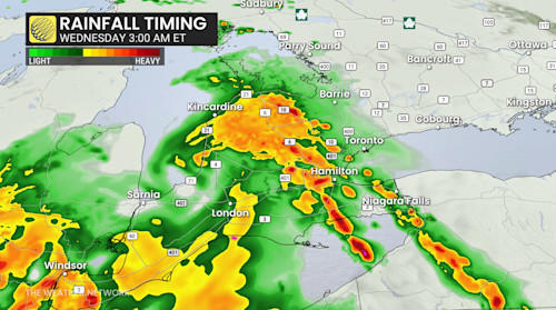 Hail, rain, winds: Nocturnal, severe storm risk in southern Ontario