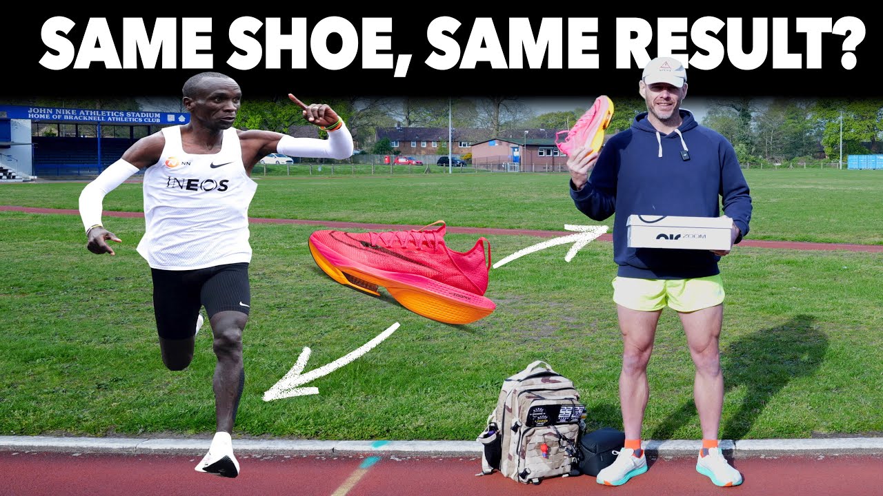 I tried running in Kipchoge's shoe. Did I go faster?