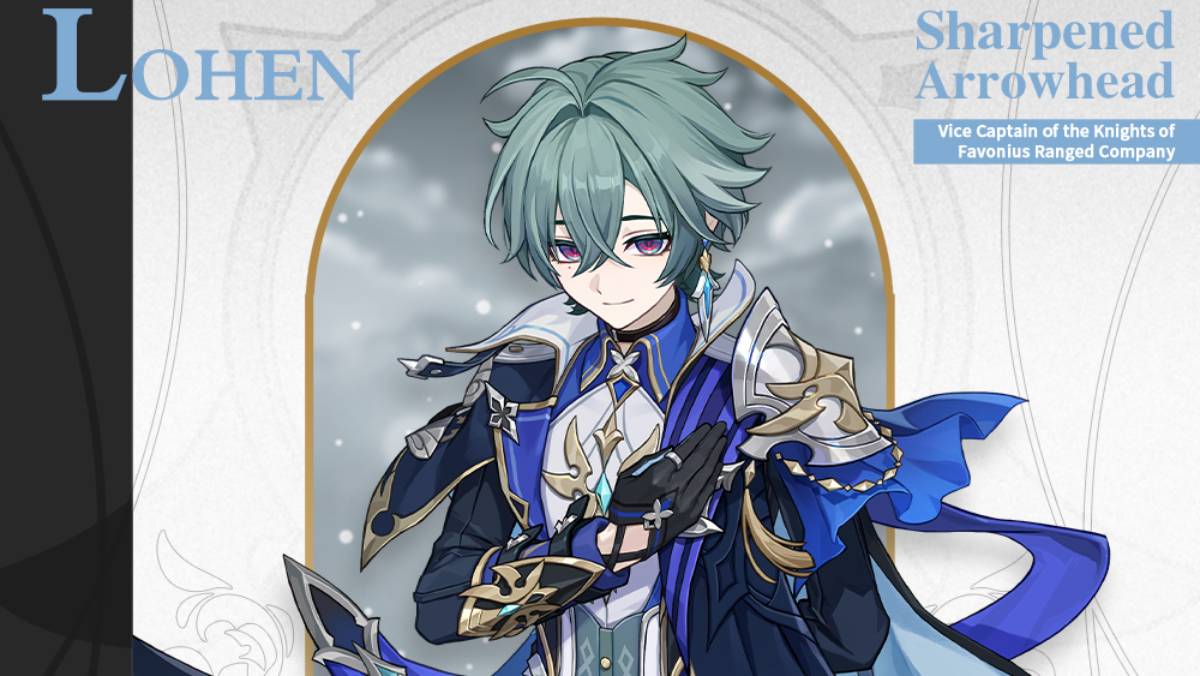 Lohen of the Favonius Knights joins Genshin Impact