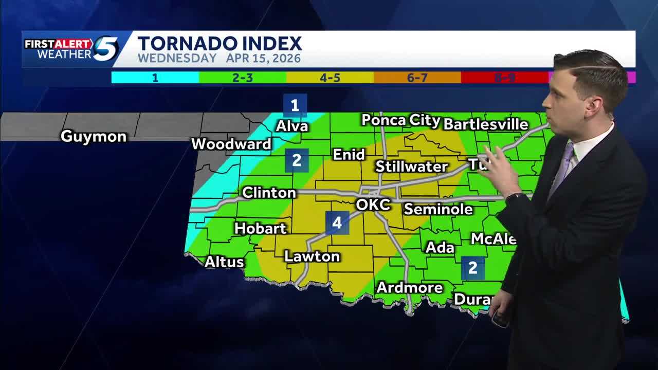 Severe storms move to eastern Oklahoma on Tuesday, but tornado risk ...