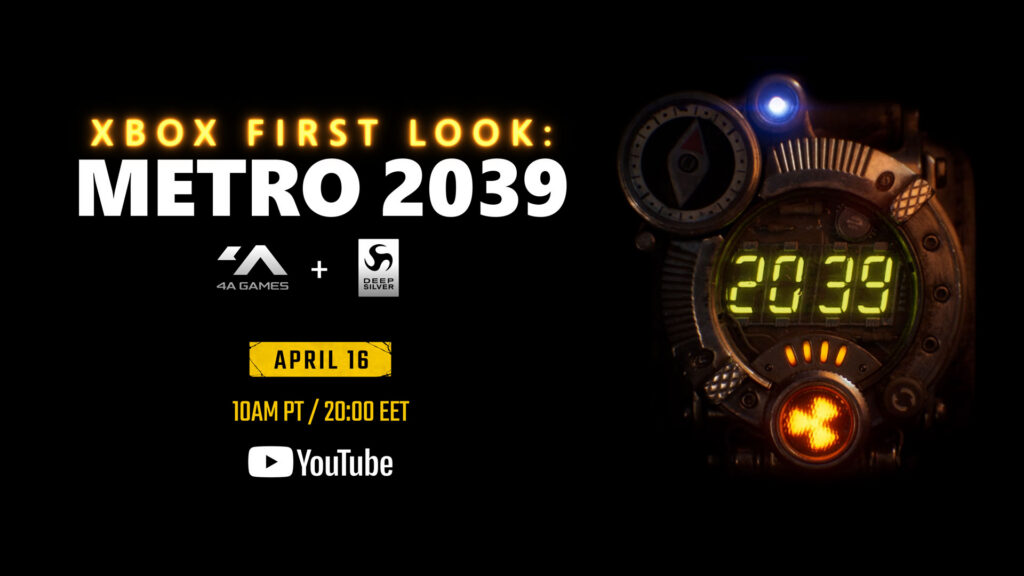 Metro 2039 official Xbox announcement teaser (April 16, 2026)