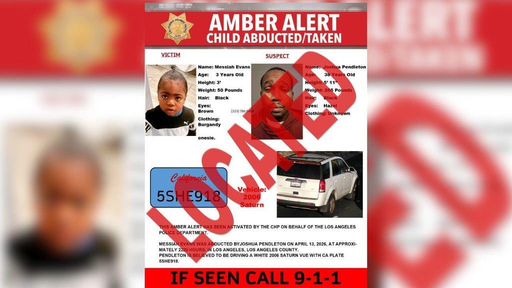 Amber Alert deactivated after Southern California 3-year-old located ...
