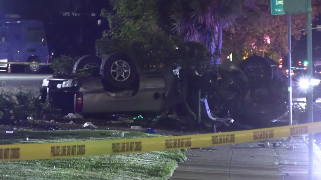 2 dead, 1 critically hurt in Gilroy crash following police chase