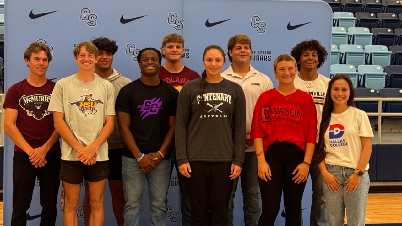 China Spring holds signing day for 11 student athletes