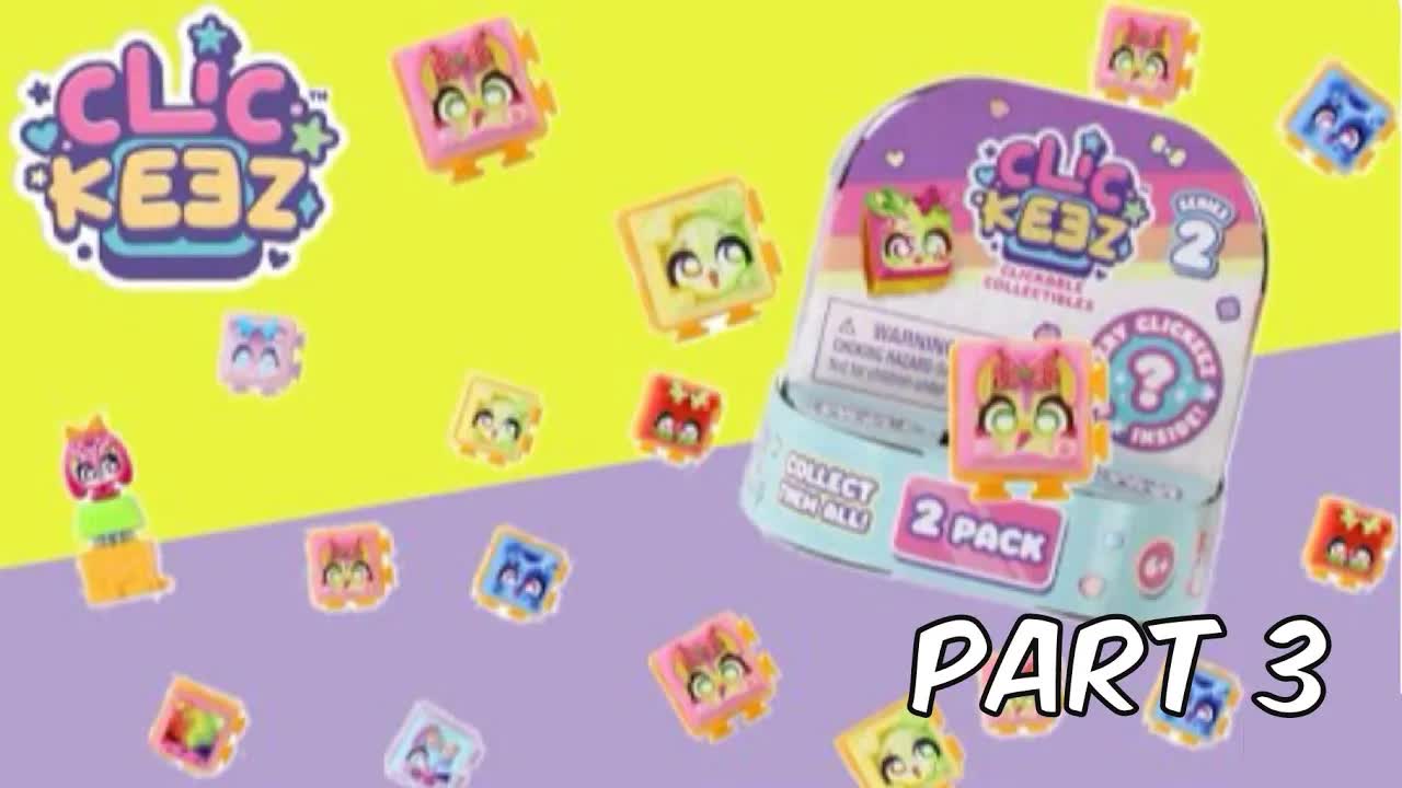Unboxing Clickeez Series 2! Will I find the limited edition deer? Part 3
