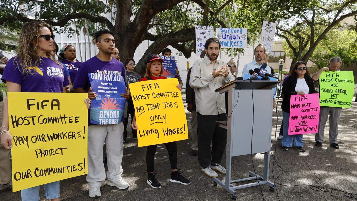 Miami unions want fair pay, conditions for World Cup workers: 'Promises ...