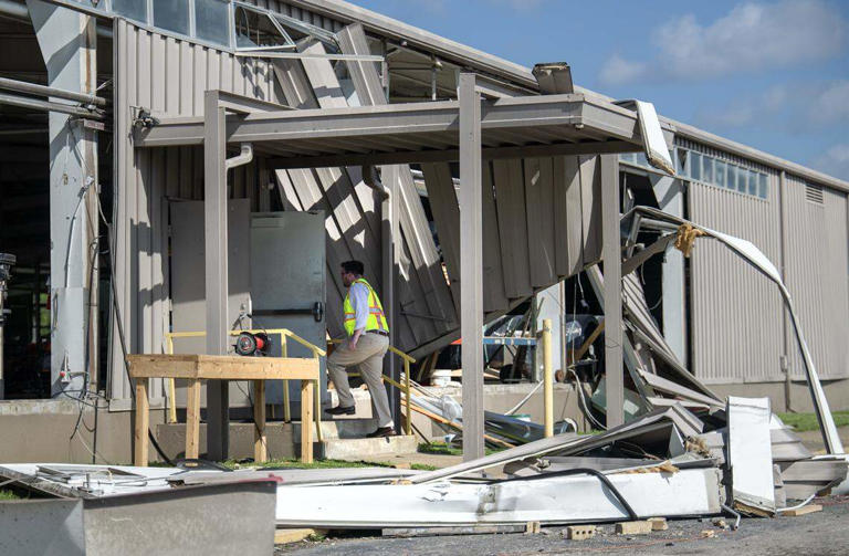 See photos of the damage a tornado wreaked on small Kansas town