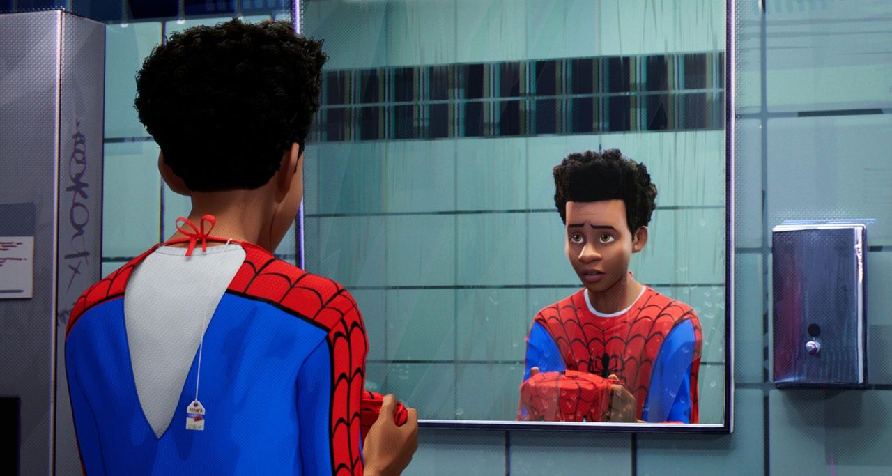 Miles Morales (voice: Shameik Moore) in 'Spider-Man: Into the Spider-Verse'