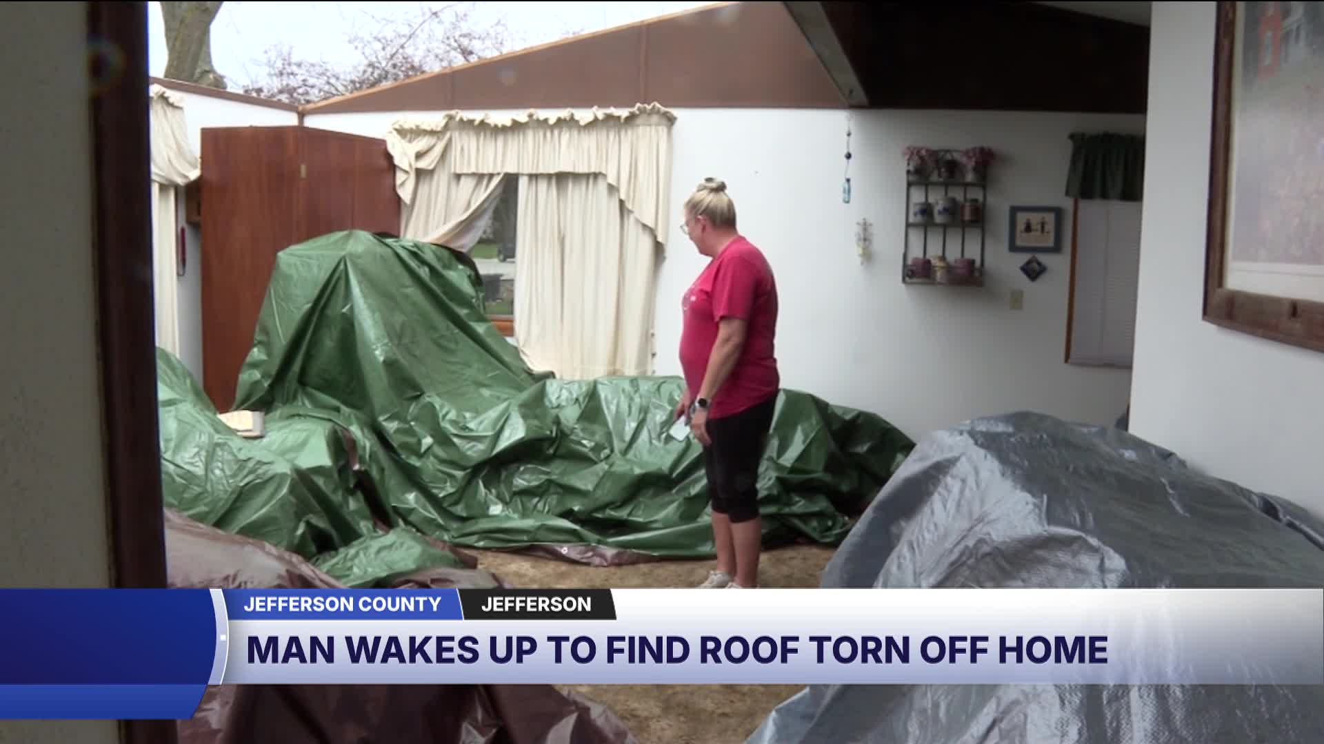 Jefferson County family loses roof of their house during severe storm