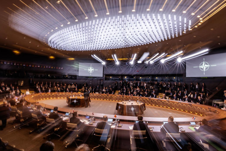 NATO defense ministers meeting in Brussels in February
