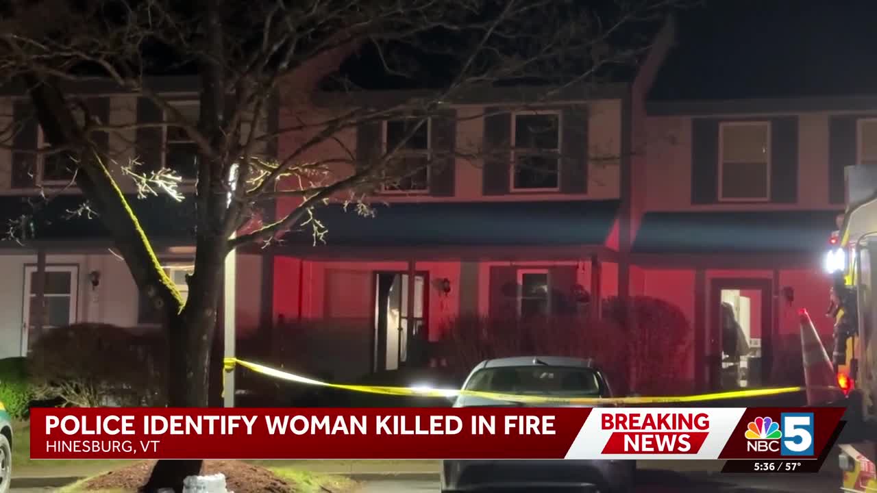 Police identify Vermont woman found dead following Hinesburg apartment fire