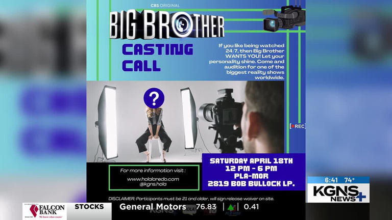 Big Brother casting call at Pla-Mor