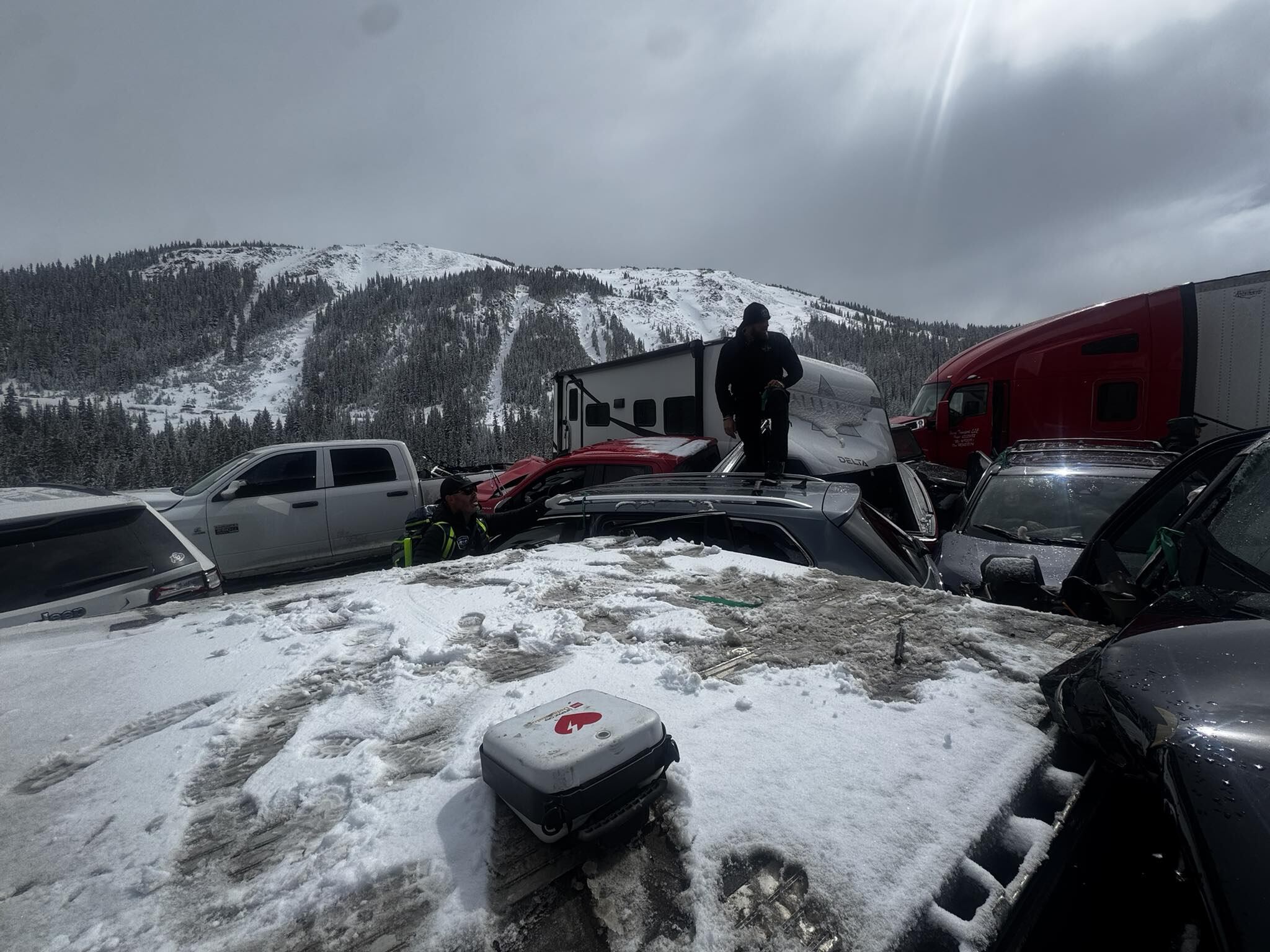 At least 19 injured in 70 vehicle pileup on I-70; interstate reopened