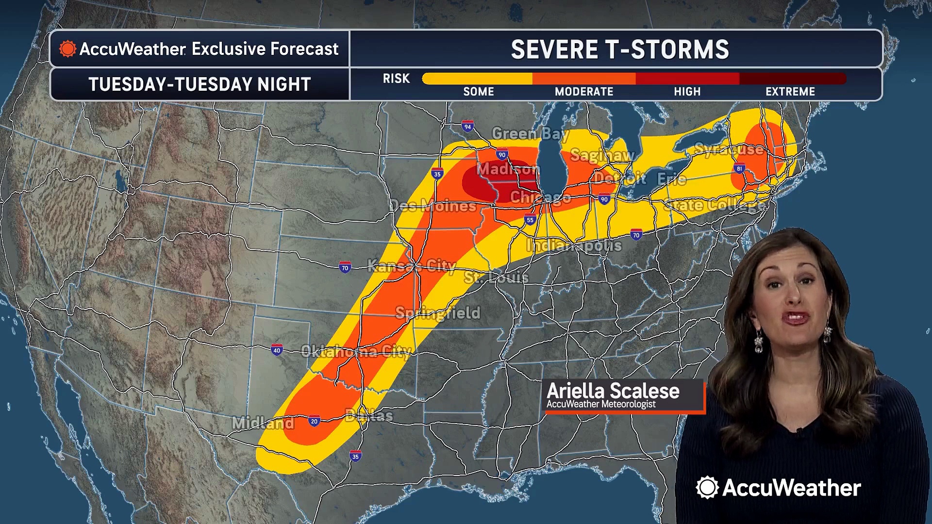 More severe weather on tap for the central US