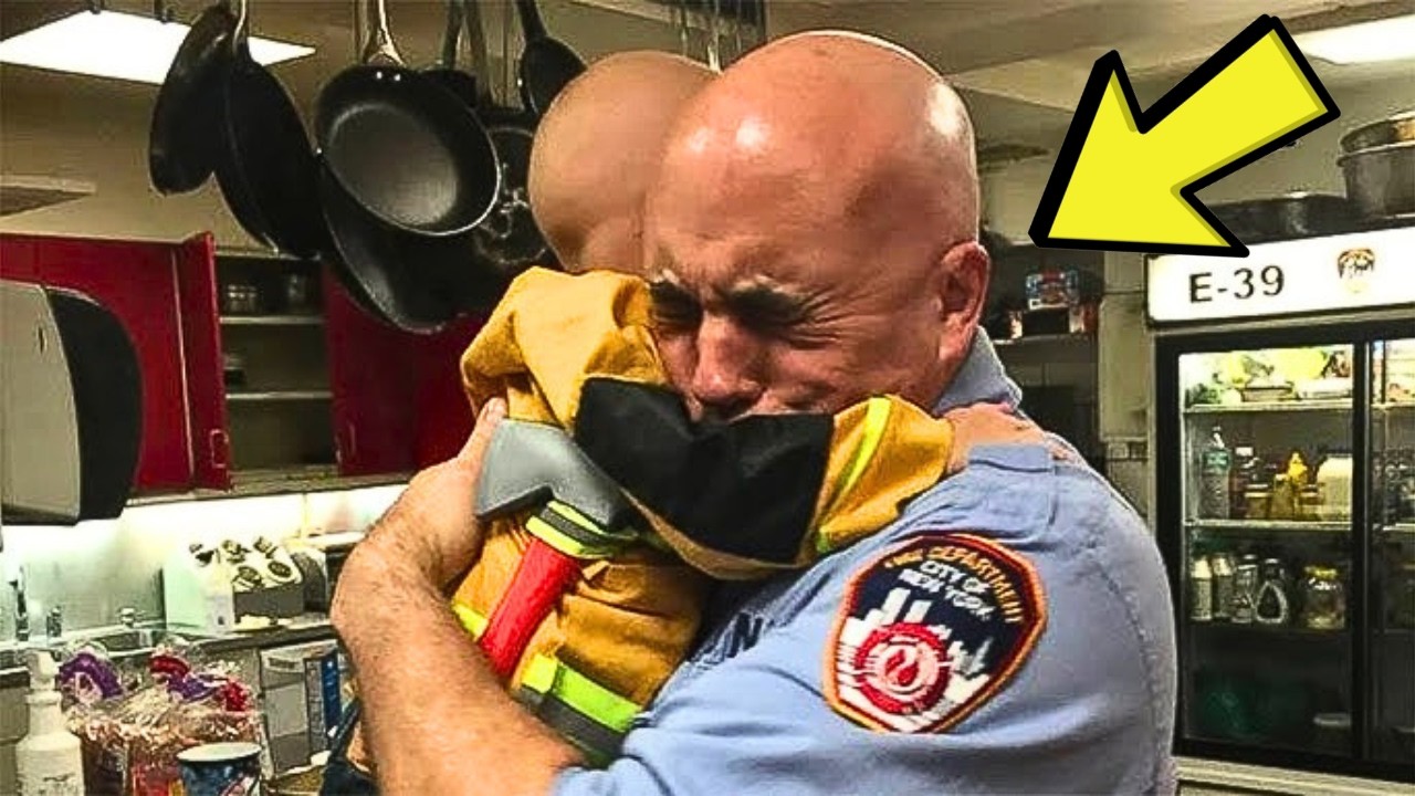 Little Boy Walks Into Fire Station With A Note, While Reading, The ...