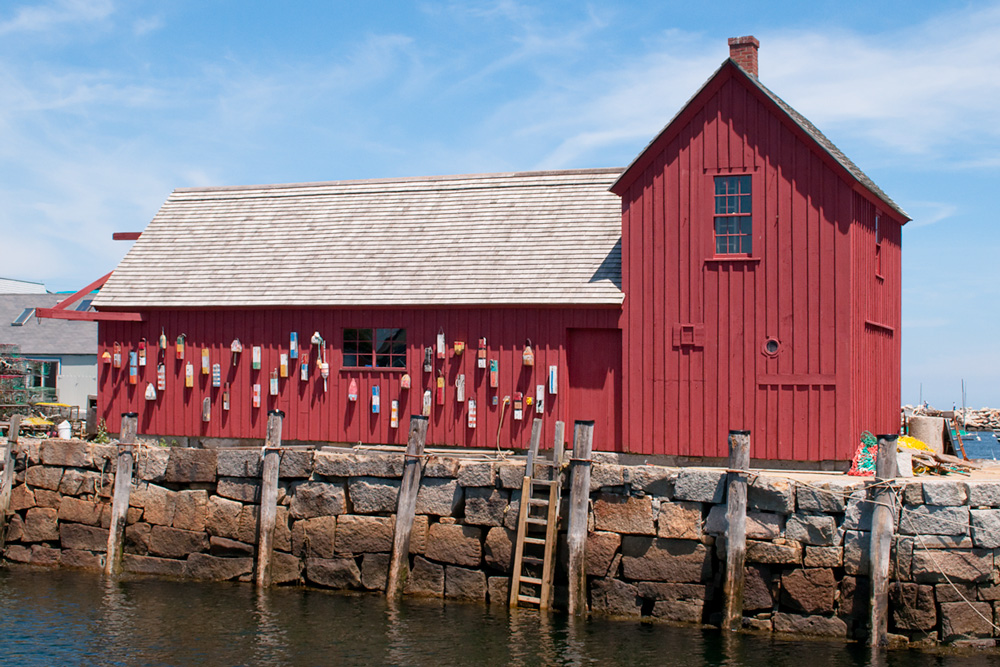 America’s most painted building is a red shack in Rockport, Massachusetts
